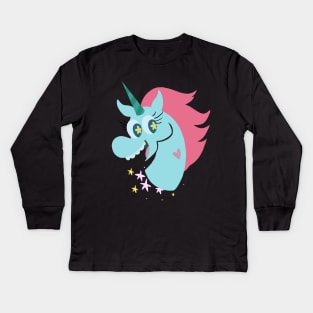 Princess PonyHead Kids Long Sleeve T-Shirt